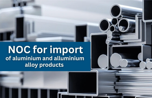 NOC FOR aluminium and Aluminium Alloy Products